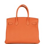 Her Birkin 30 Orange Clemence Gold Hardware