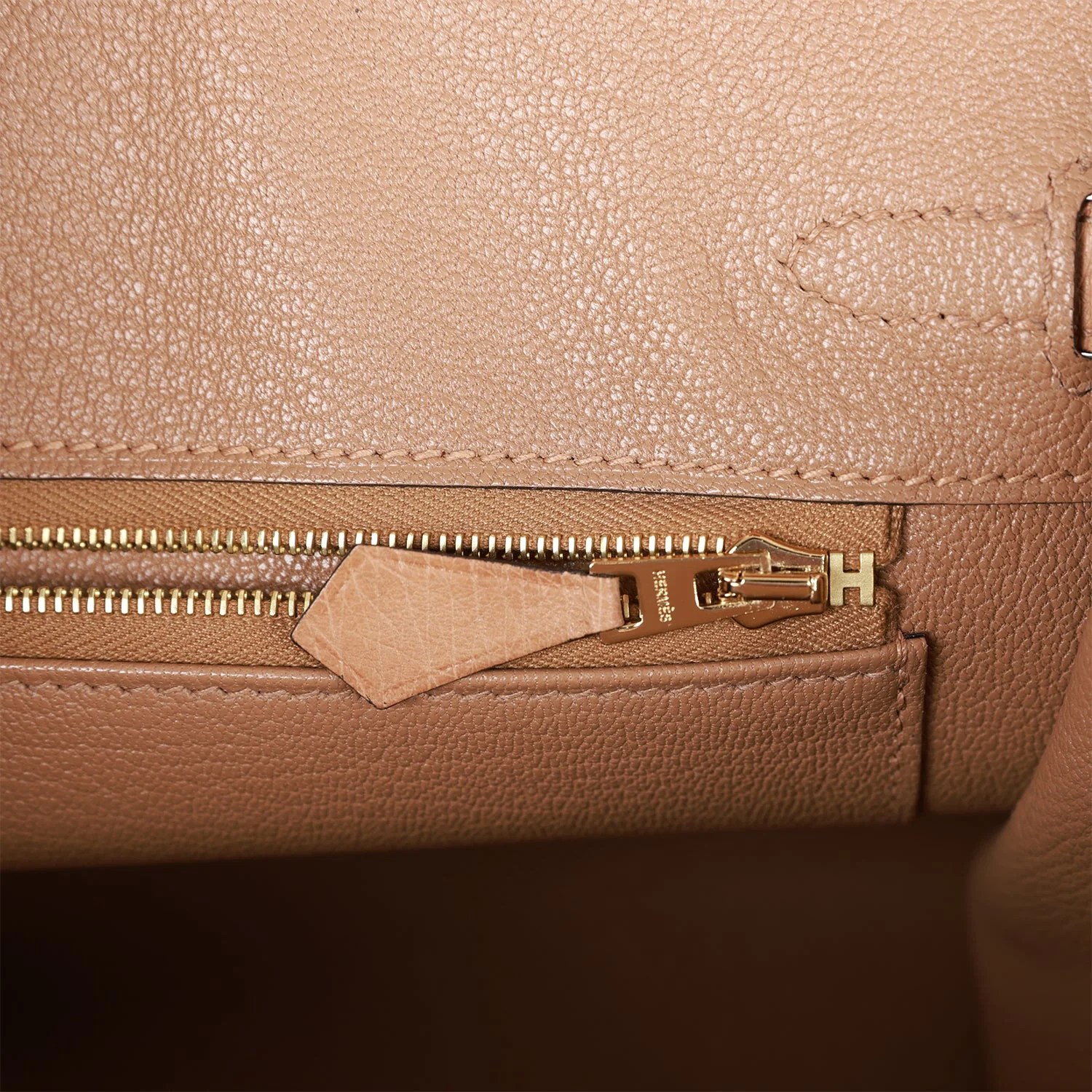 Her Birkin 25 Chai Ostrich Gold Hardware