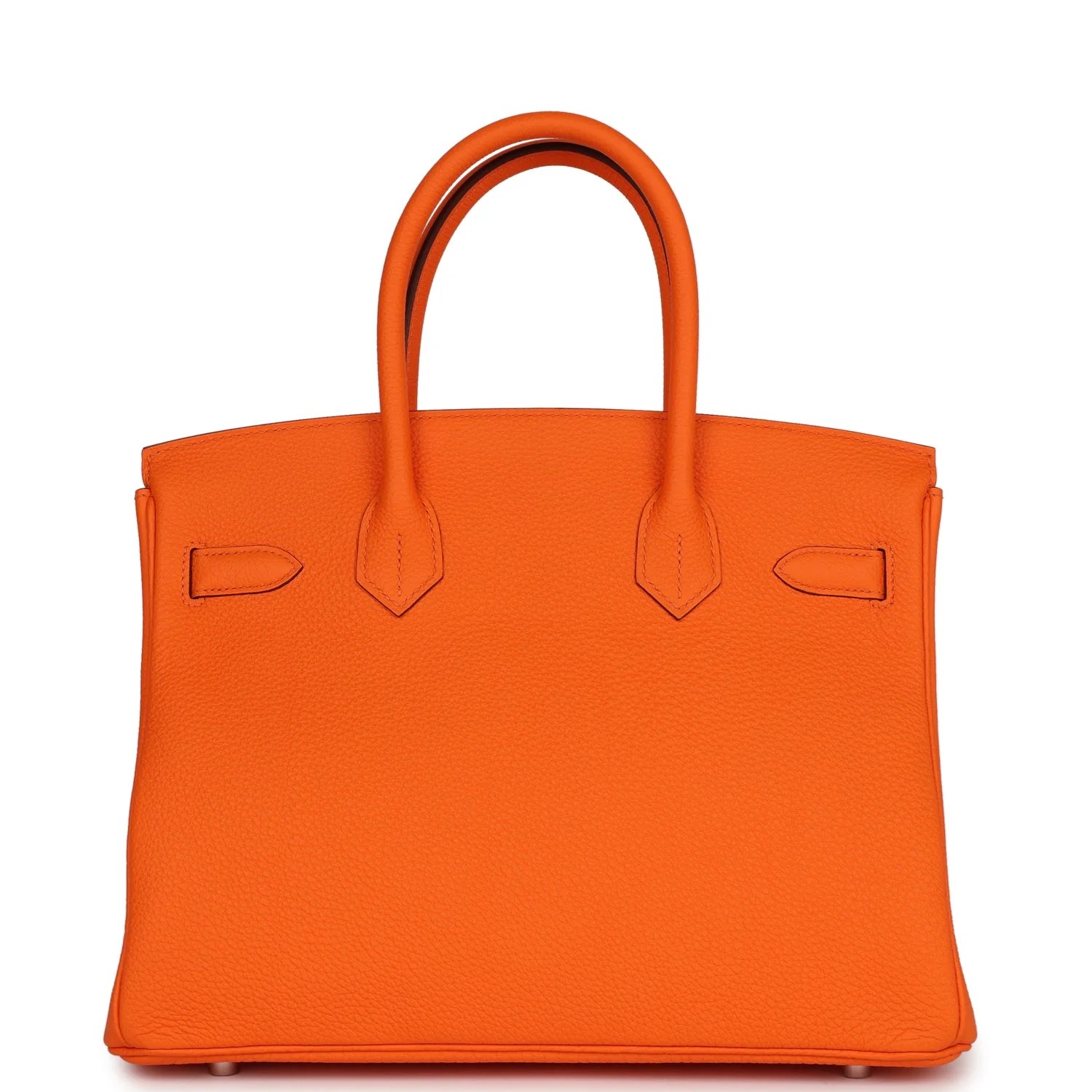 Her Birkin 30 Orange Minium Togo Palladium Hardware