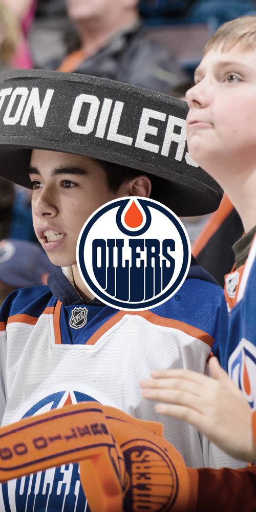 Oilers Circles Advertising
