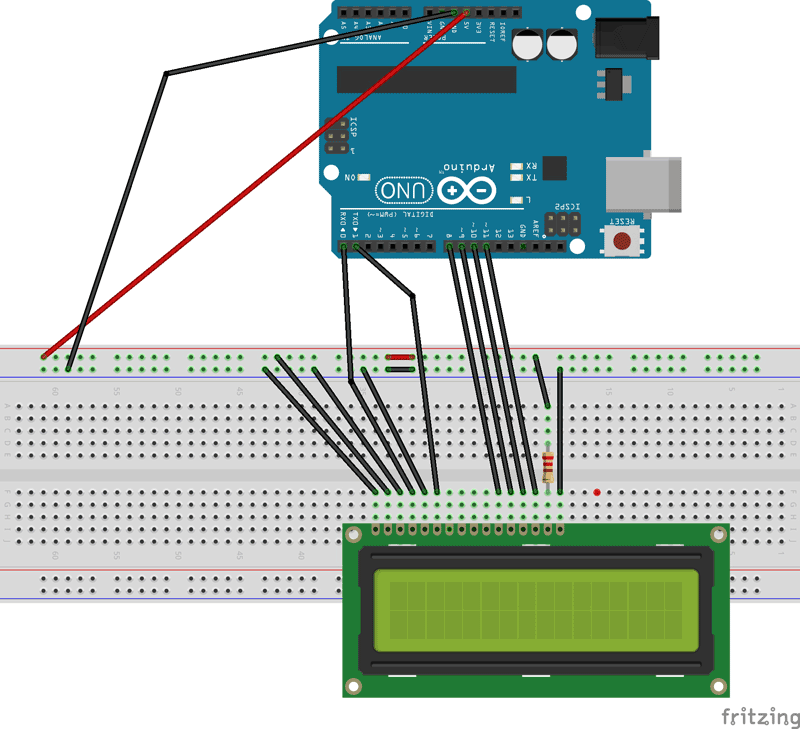 Lcd Display Circuit Diagram
