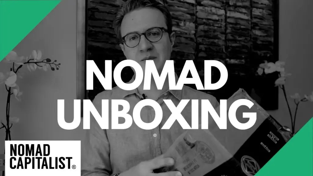Nomad Capitalist: My First Ever Unboxing Video: Nomad Swag and Shipping Pitfalls