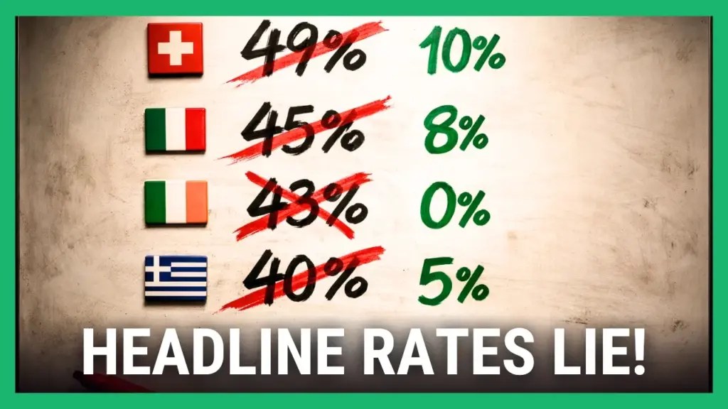 IMI Daily: Top 7 Tax Havens Hiding in High-Tax Europe (Ranked)