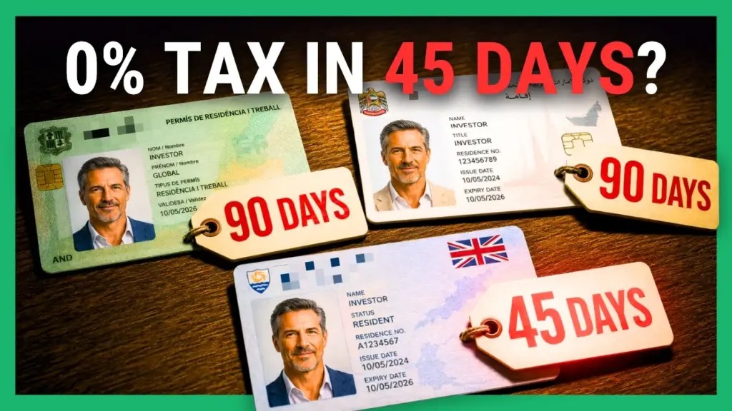 IMI Daily: Skip the 183-Day Rule: 5 Tax Residencies Under 90