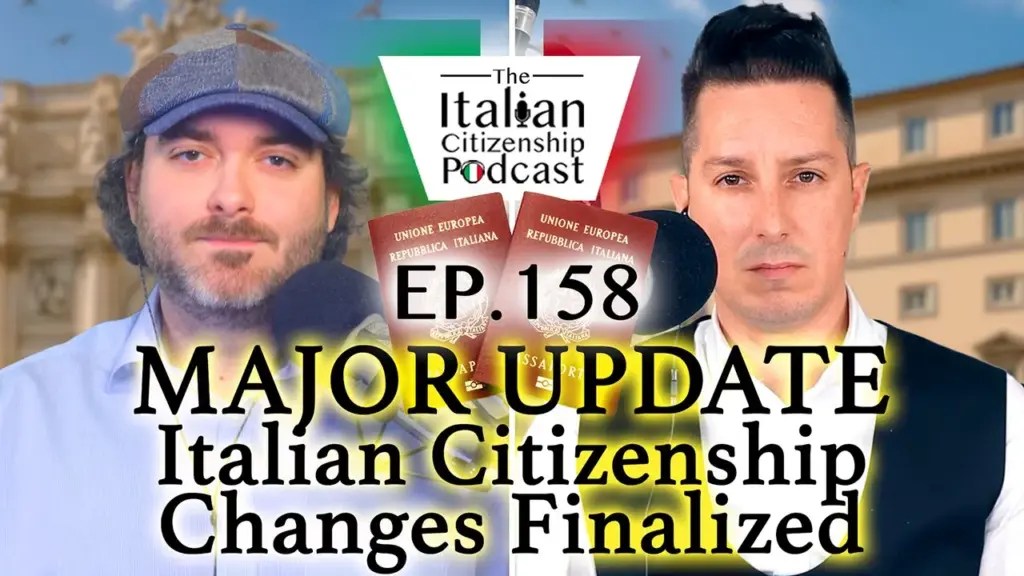 Italian Citizenship Assistance: *Major Update* Finalized Changes to the Tajani Emergency Citizenship Decree
