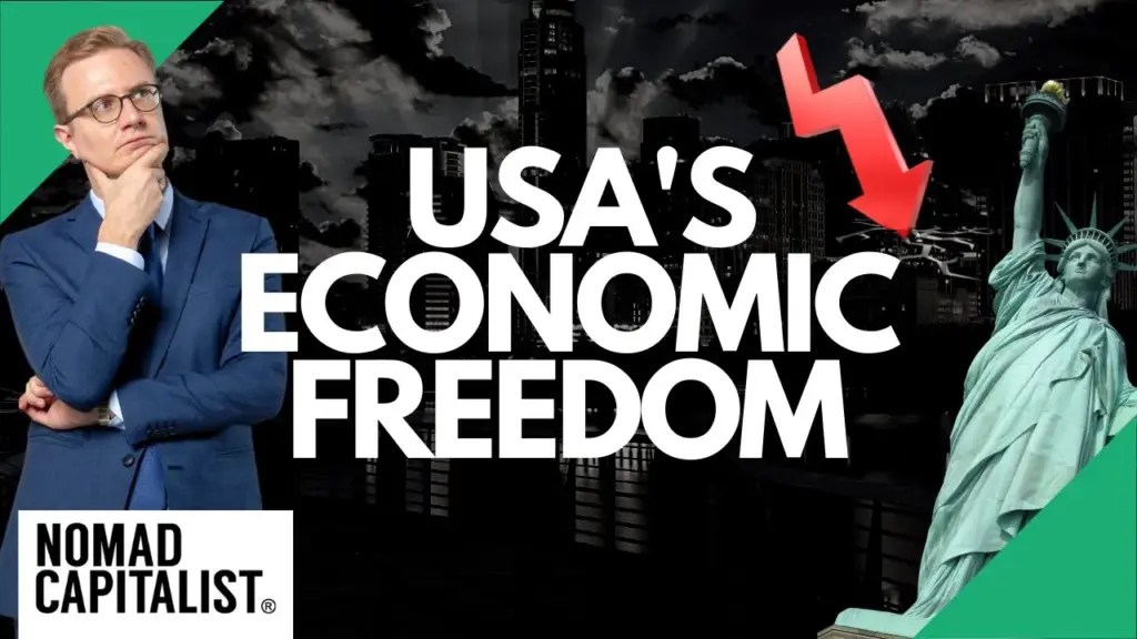 Nomad Capitalist: USA Falls to Record Low in Economic Freedom
