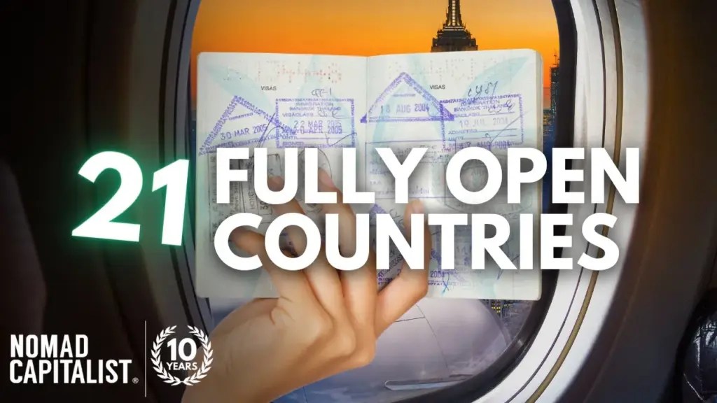 Nomad Capitalist: 21 Fully Open Countries in April 2022