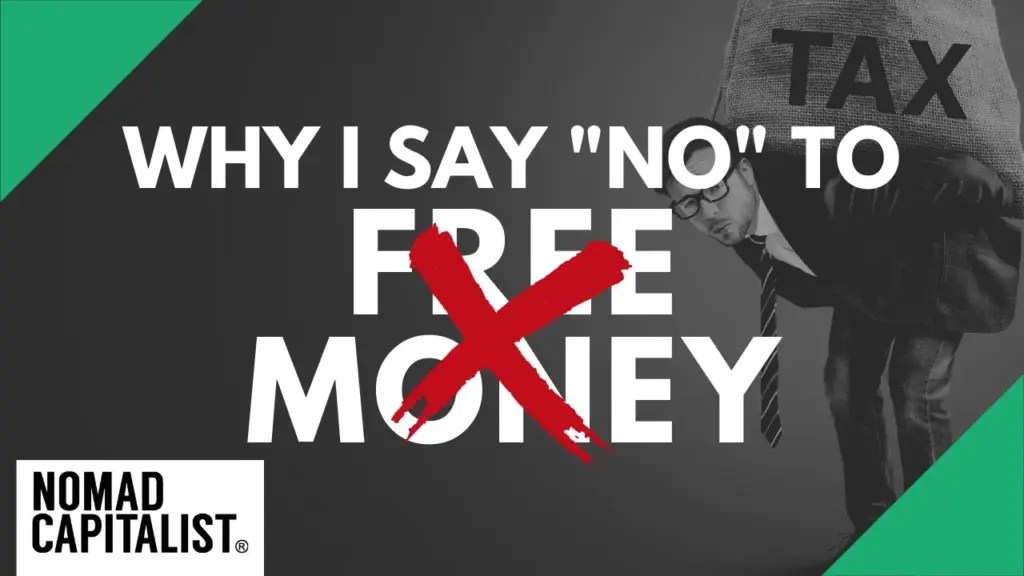 Nomad Capitalist: Why I Say “No” to FREE Money and 401(k) Matches