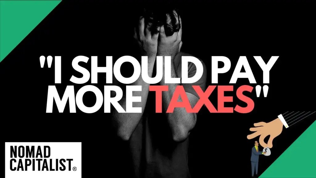 Nomad Capitalist: Trust Fund Kid Says: “I Should Pay More Taxes” 🤦🤦🤦