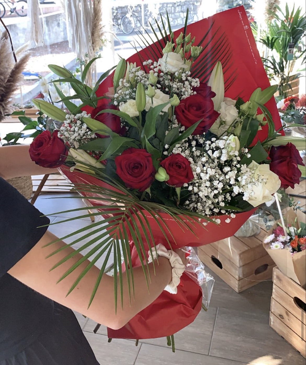 Image bouquet de fleurs romantique