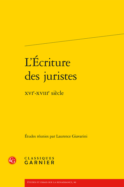 L Ecriture Des Juristes Xvie Xviiie Siecle Ratio Scripta Et Lex Animata Jean Gerson Et La