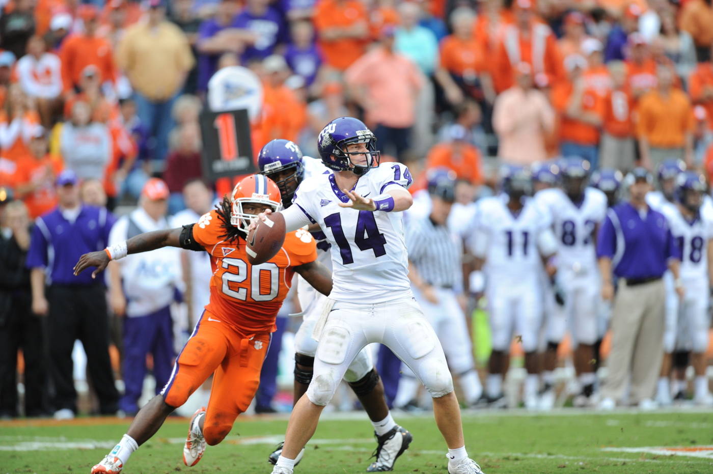 Clemson vs. TCU (Photos by Zach Hanby) – Clemson Tigers Official Athletics Site Tcu vs clemson football