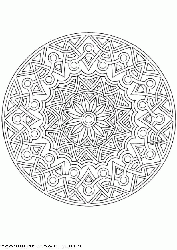 Mandala Buddhismus Ausmalen Clip Art Library