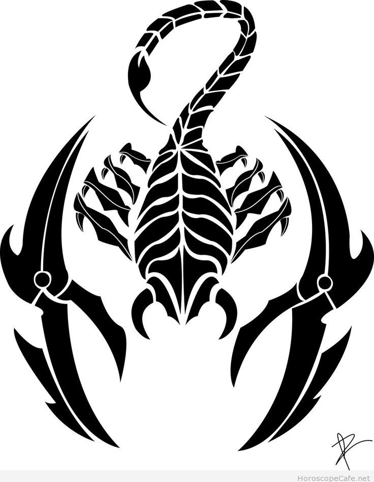Scorpio Tribal Tattoos - Clip Art Library 948_x_736_jpg