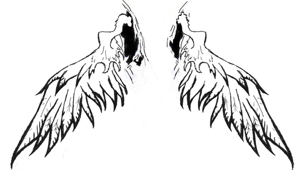 Free Simple Angel Wings Drawing, Download Free Simple Angel Wings Drawing Png Images, Free Cliparts On Clipart Library 570_x_1026_jpg