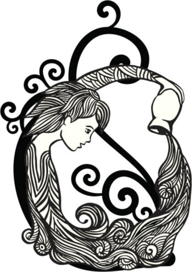 Combined Taurus And Aquarius - Clip Art Library 906_x_640_jpg