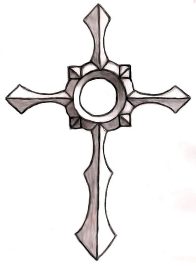 Free Black And White Cross Tattoo, Download Free Black And White Cross Tattoo Png Images, Free Cliparts On Clipart Library 550_x_400_jpg