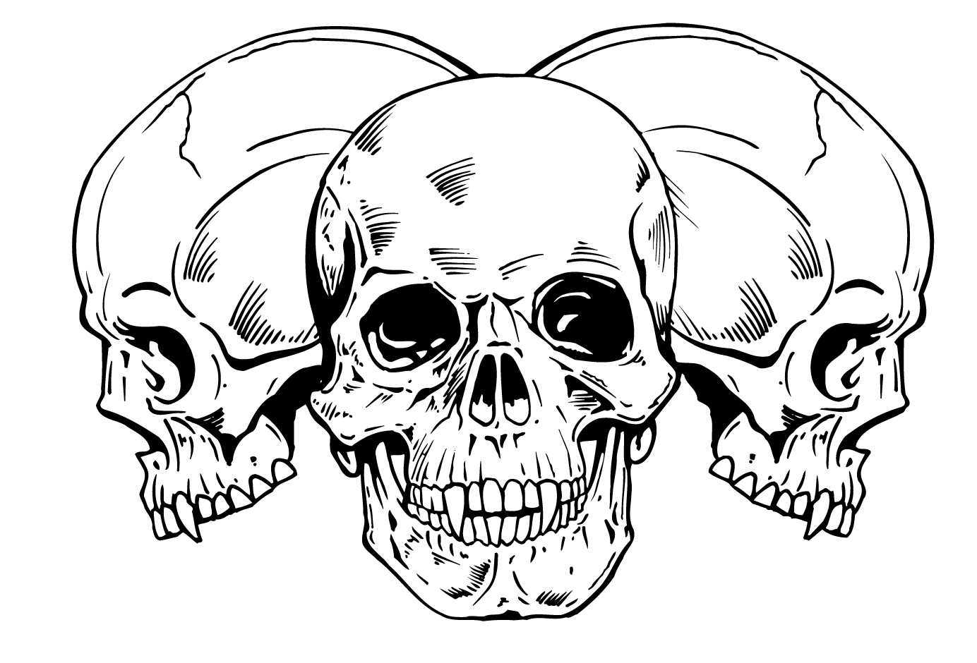 Free Skull Tattoo Stencils, Download Free Skull Tattoo Stencils Png Images, Free Cliparts On Clipart Library 940_x_1384_gif