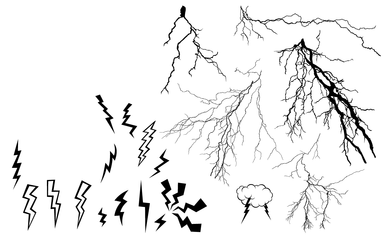 Lightning Strike Lightning Bolt Tattoo - Clip Art Library