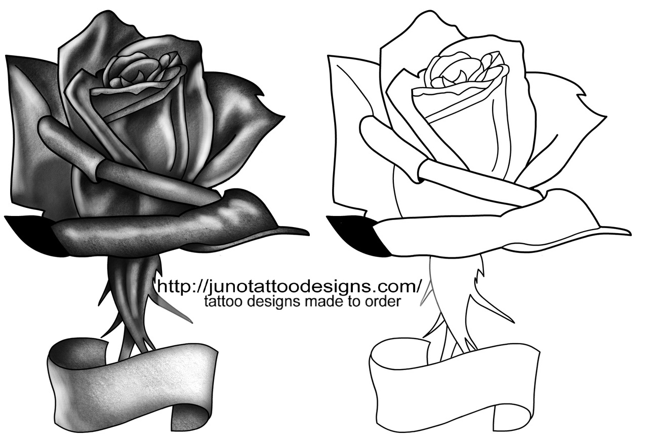 Free Tattoo Rose Black White, Download Free Tattoo Rose Black White Png Images, Free Cliparts On Clipart Library 872_x_1286_jpg