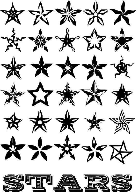 Star Tattoos For Men - Clip Art Library 792_x_575_gif