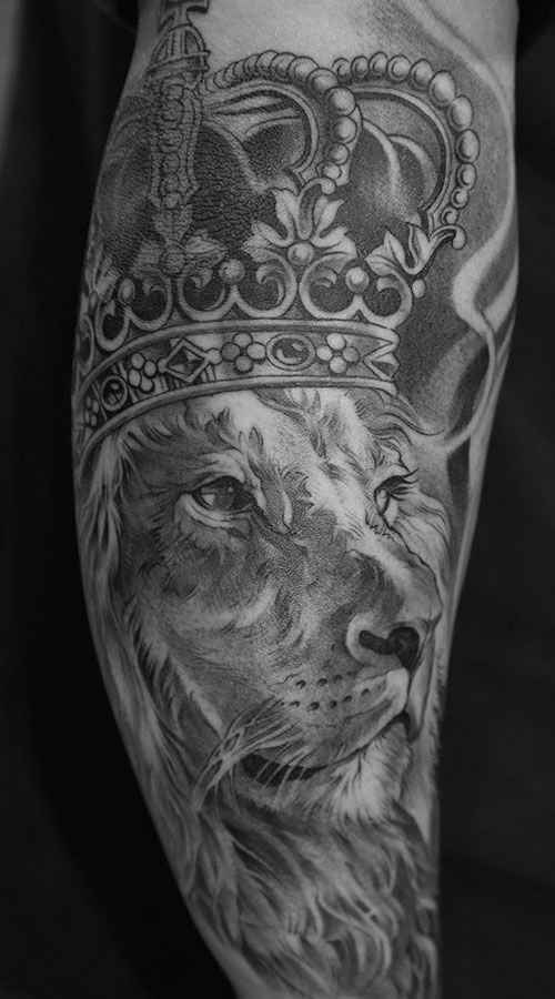 Tattoo Lion Avec Couronne - Clip Art Library 900_x_500_jpg