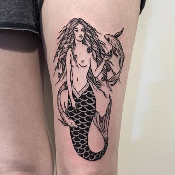 75 Idées De Tatouage Mermaid - Club Tatouage 600_x_600_jpg