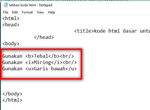 Kode HTML Dasar yang Wajib Dikuasai Seorang Blogger - Trikinet.com