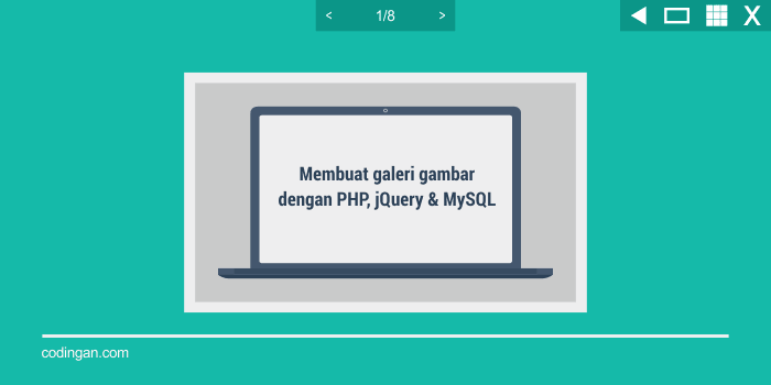 Membuat galeri gambar dengan PHP, jQuery &amp; MySQL - Codingan