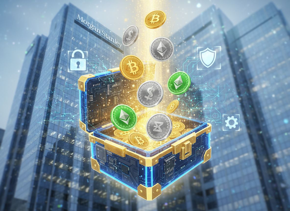 Désormais officiel : Morgan Stanley lance son propre portefeuille crypto Désormais officiel : Morgan Stanley lance son propre portefeuille crypto