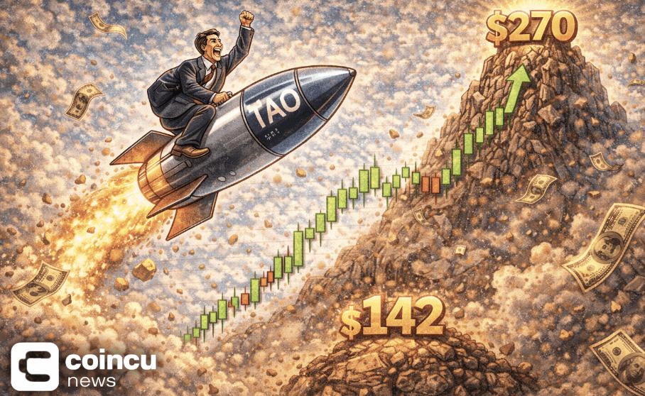 TAO Price Climbs from $142 Support as Traders Target a Potential Peak at $270
