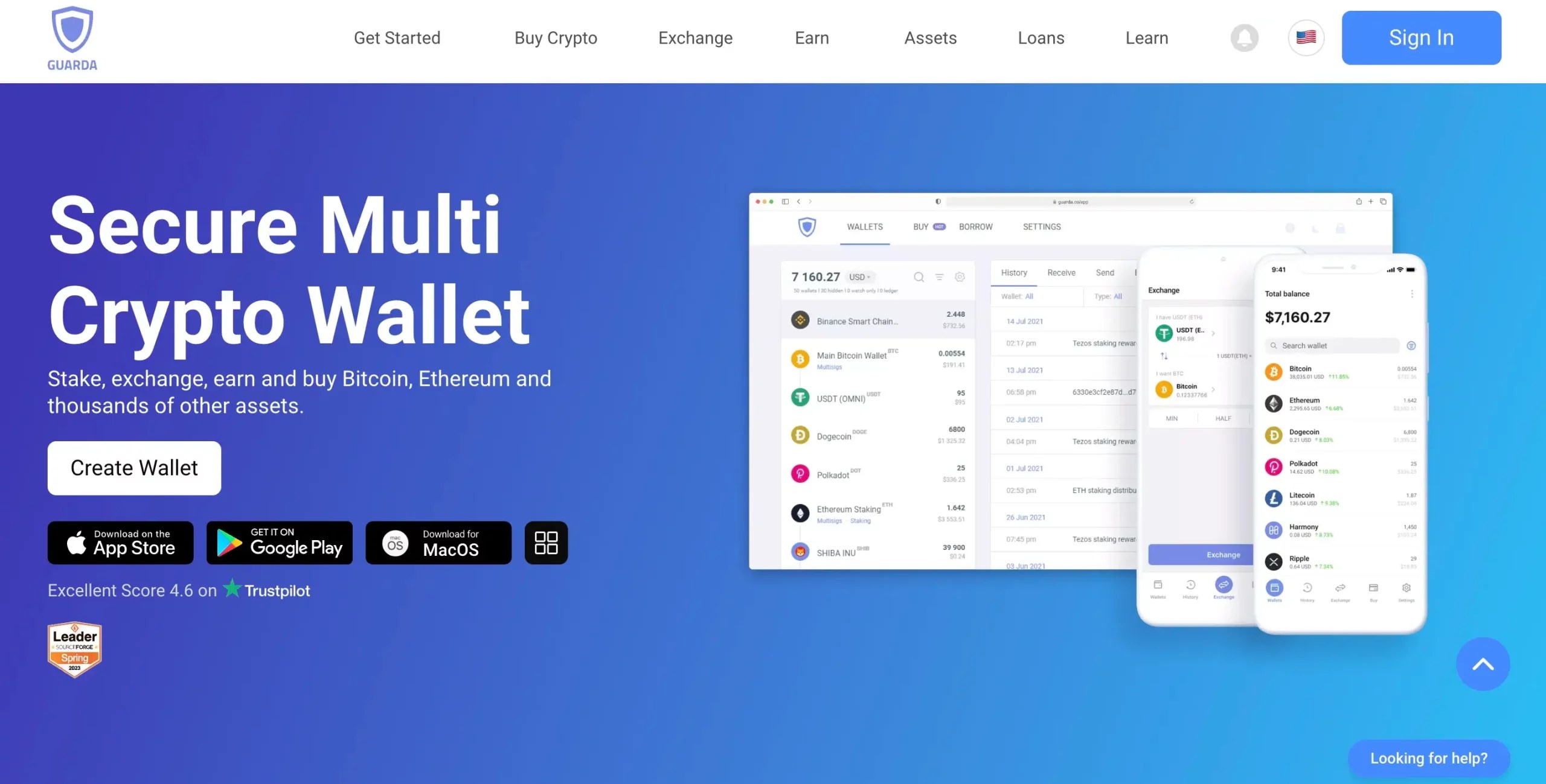 2. Best Ethereum Wallet for Security: Guarda Wallet