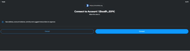 Approve the connection request.