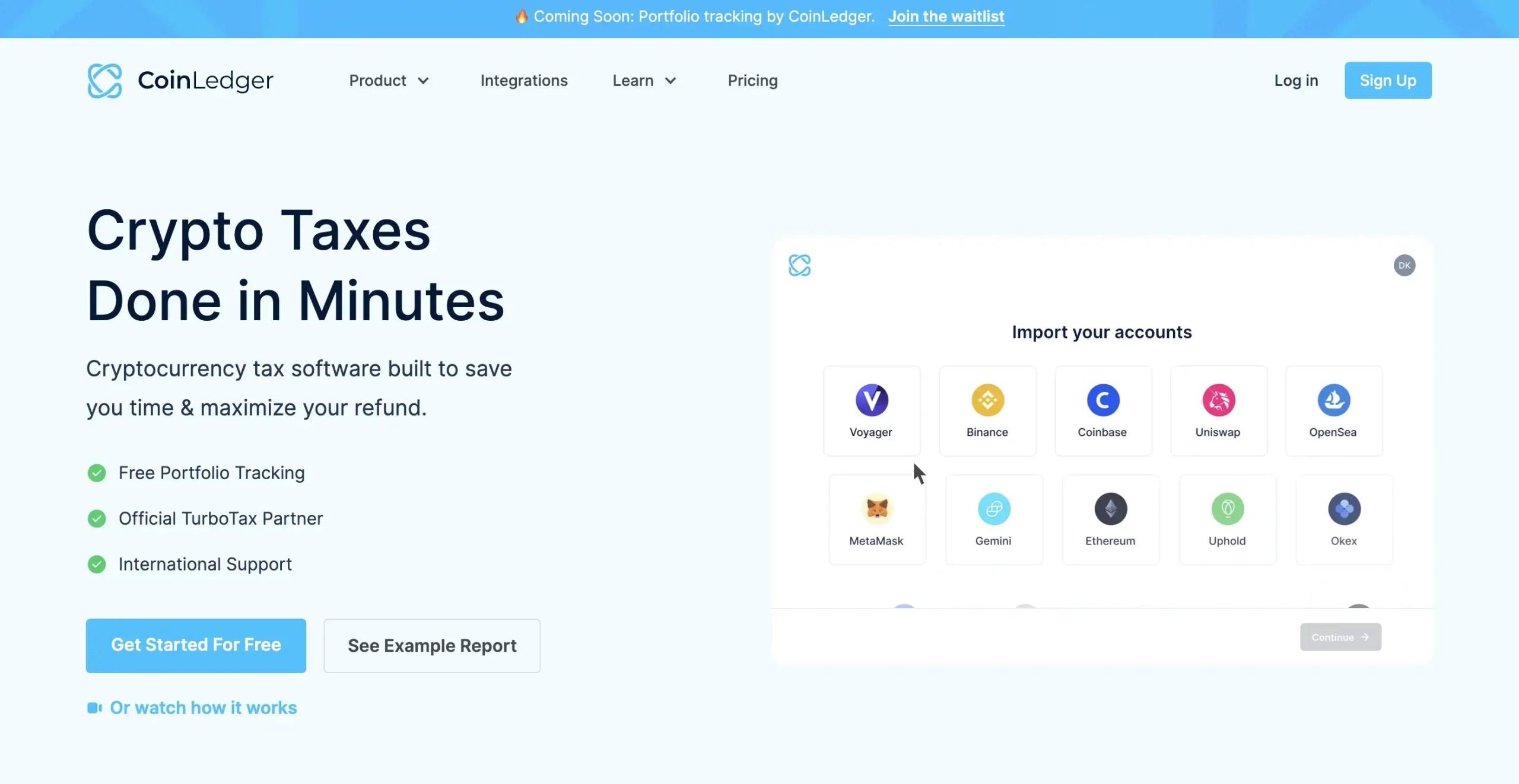 The Best Crypto Tax Tool - CoinLedger