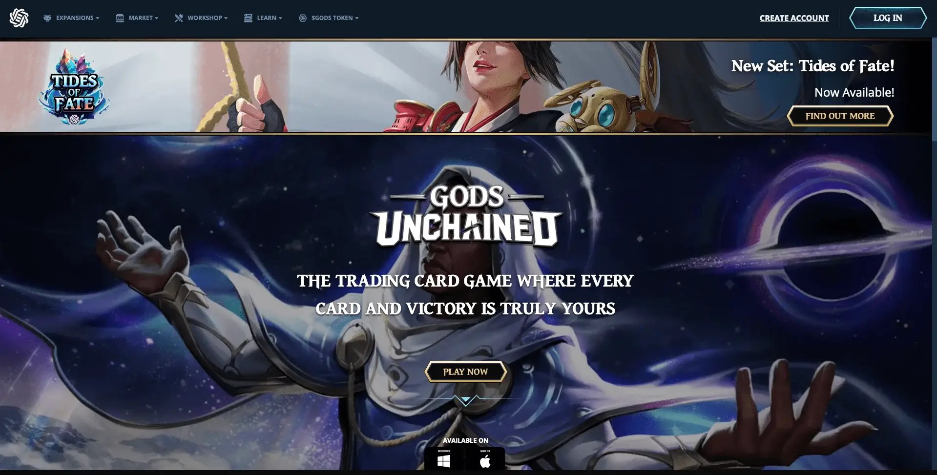 Gods Unchained Platform