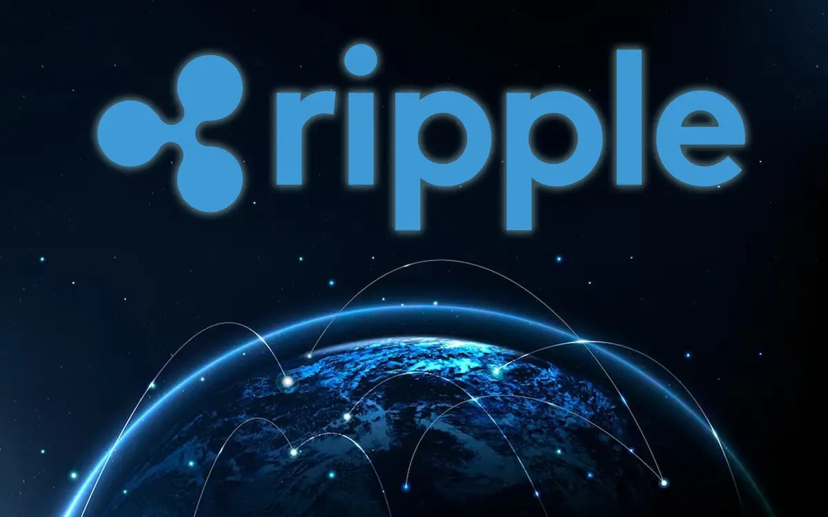 ripple logo, blue globe