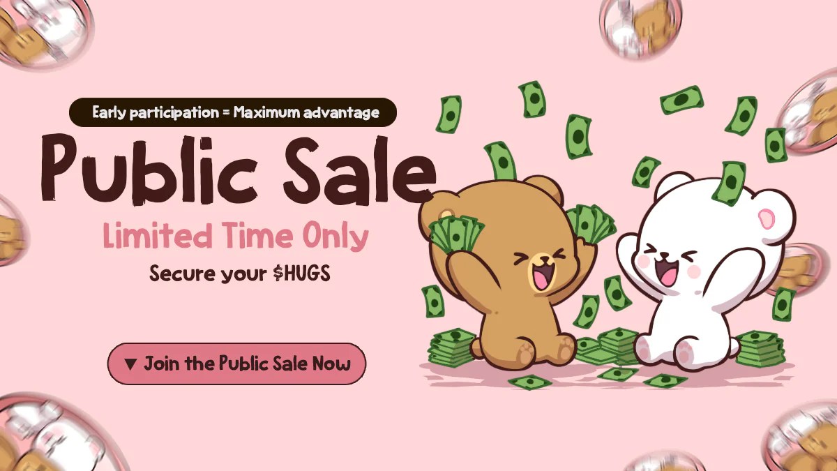 Milk Mocha’s $HUGS Presale Goes Live After Whitelist Slots Fill Up, Drawing Massive Global Frenzy!