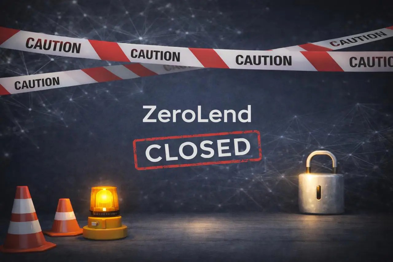 ZeroLend Shuts Down After Liquidity Collapse and Security Challenges