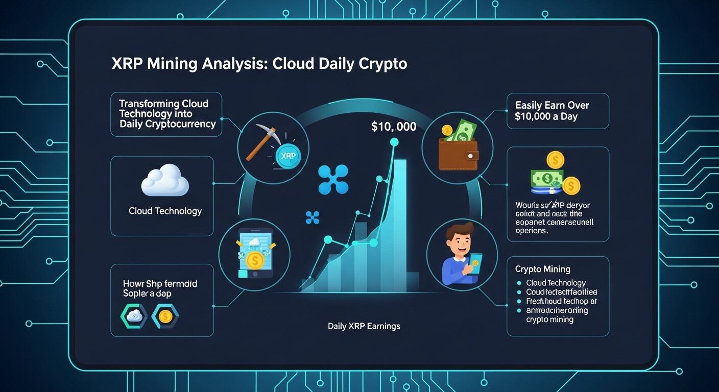XRP Mining Analysis: Transforming Cloud Technology into Daily Cryptocurrency, Allowing Users to Easily Earn Over $10,000 a Day
