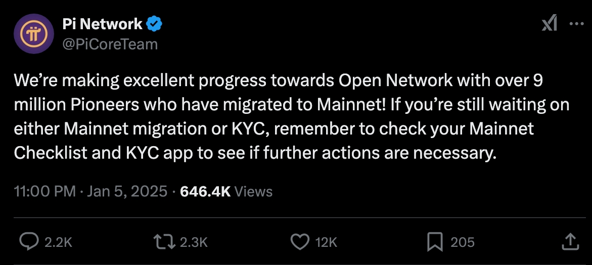 Pi Network 9 Million Users