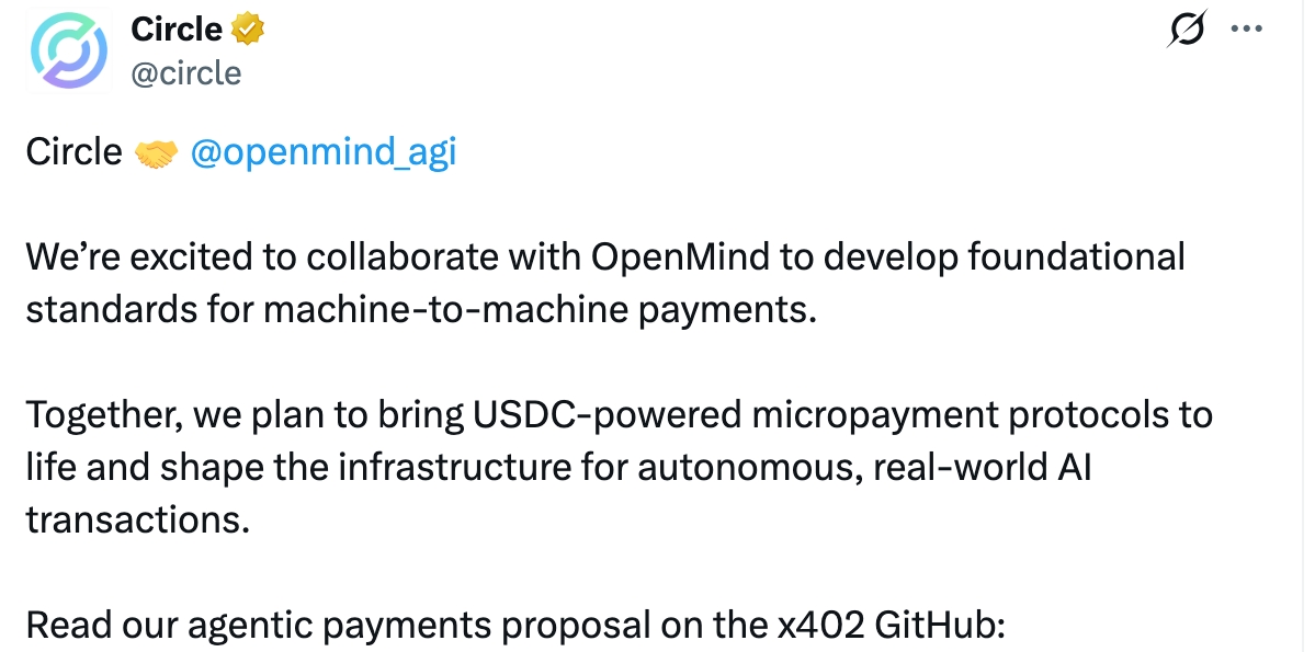 OpenMind and Circle Partnership