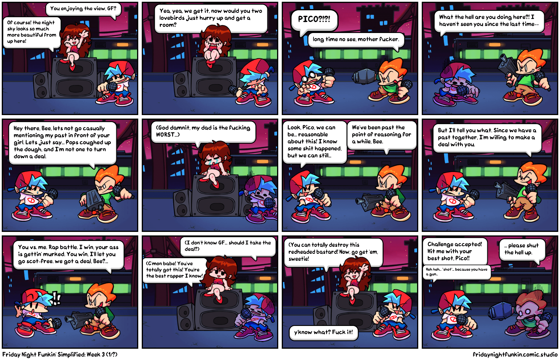 Friday night funkin sky porn comic