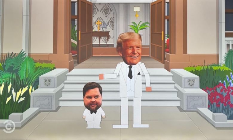 South Park membayangkan Mar-a-lago sebagai Pulau Fantasi Trump dengan Mini Jd Vance membagikan baby oil South Park membayangkan Mar-a-lago sebagai Pulau Fantasi Trump dengan Mini Jd Vance membagikan baby oil