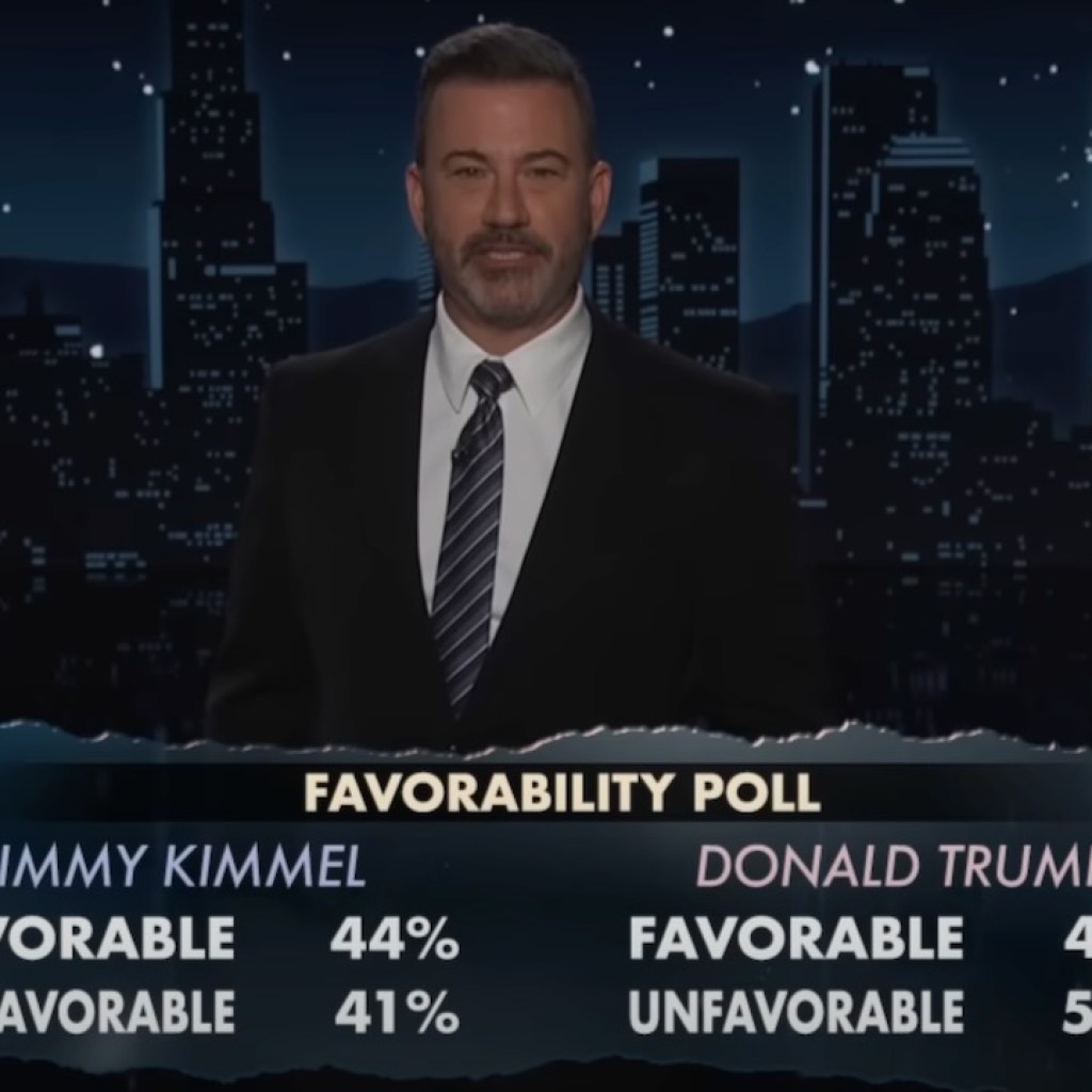 Kimmel Roasts Trump After Beating Him in New Approval Poll
