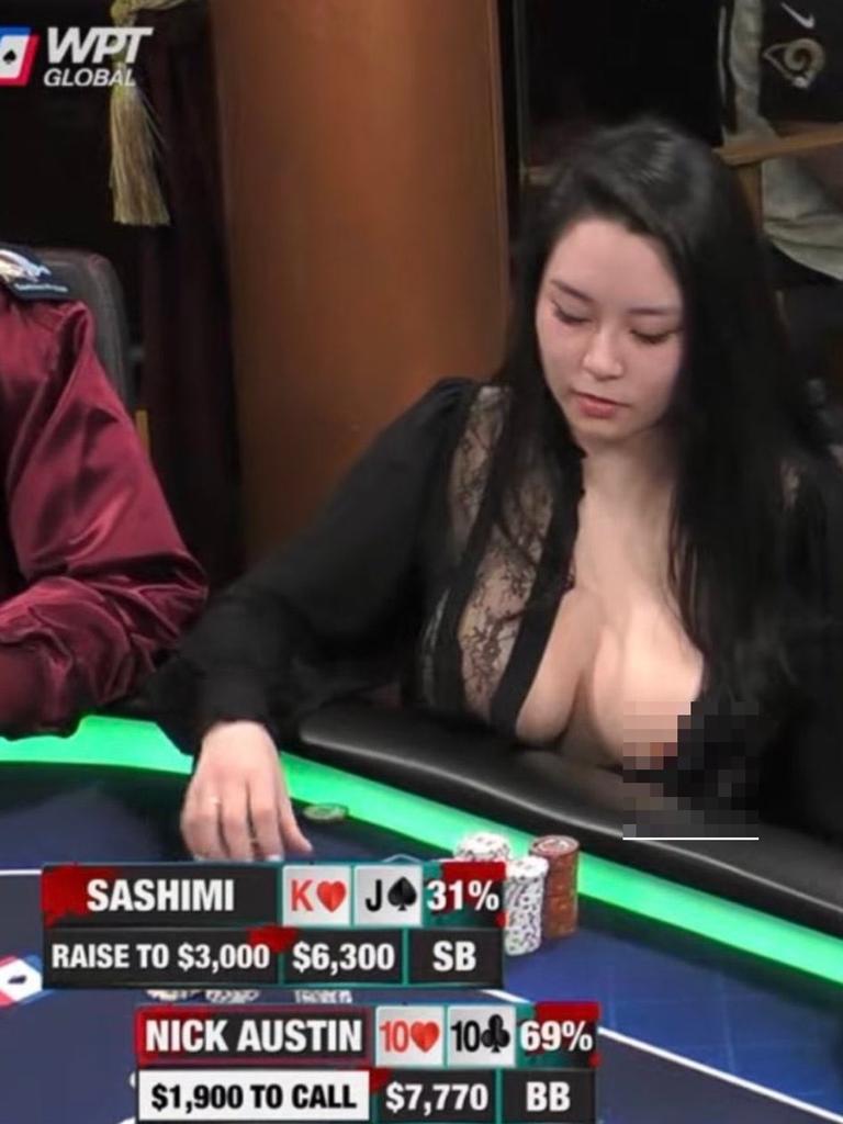 Sashimi Poker news: Instagram star suffers wardrobe malfunctions |  news.com.au — Australias leading news site