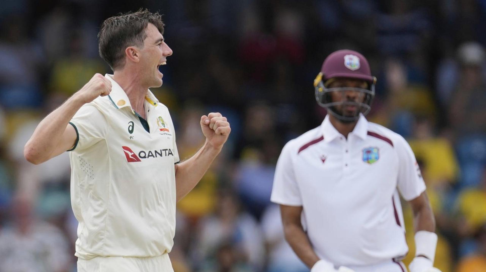 West Indies vs Australia first Test, Roston Chase wicket, DRS review, video, highlights