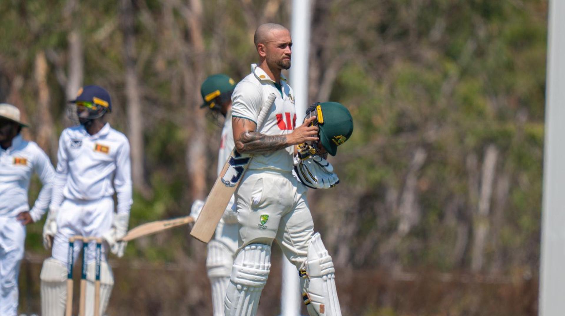 Jake Weatherald reveals George Bailey phone call, Australia A century, Ashes, video, highlights