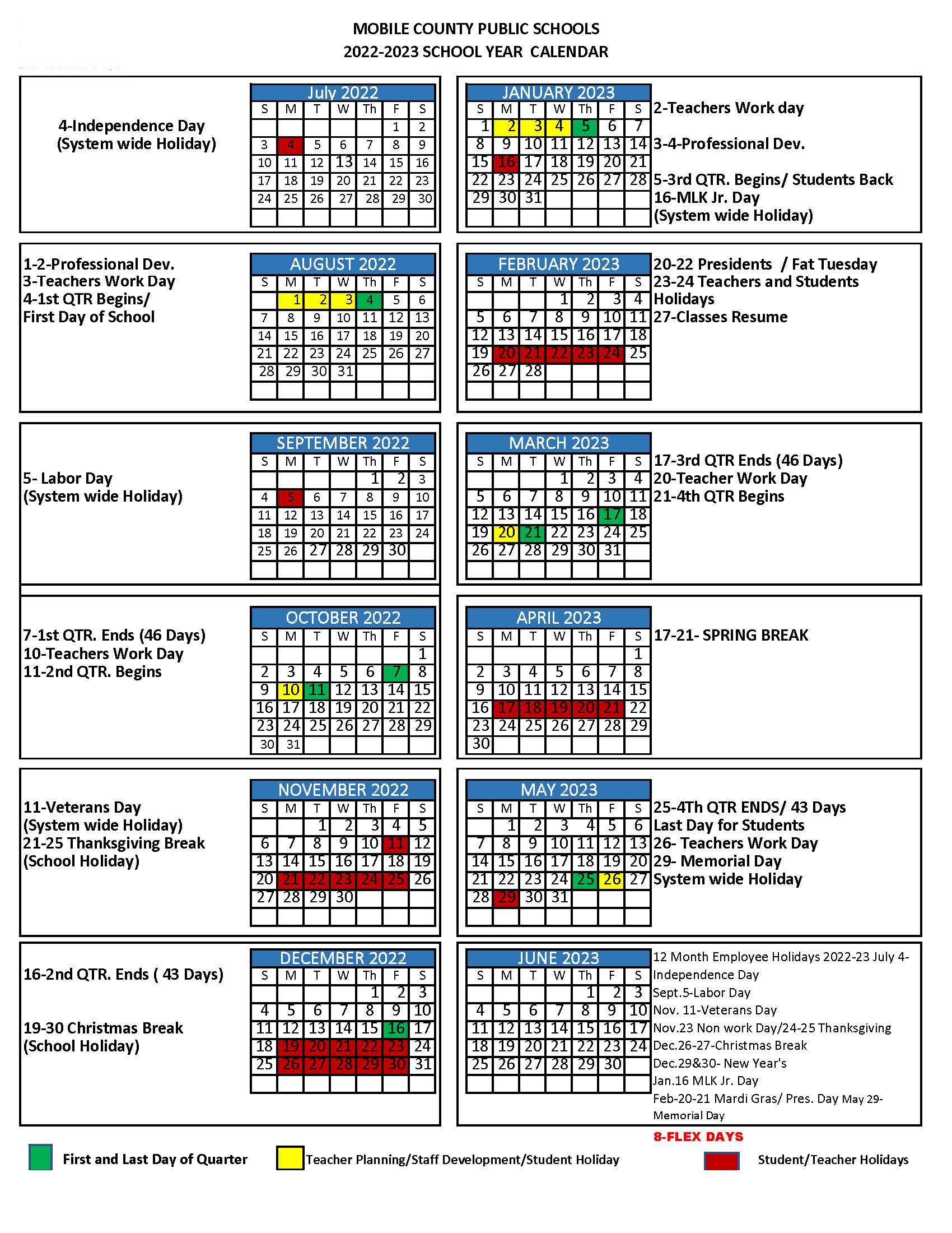 Cdsd 26-27 Calendar