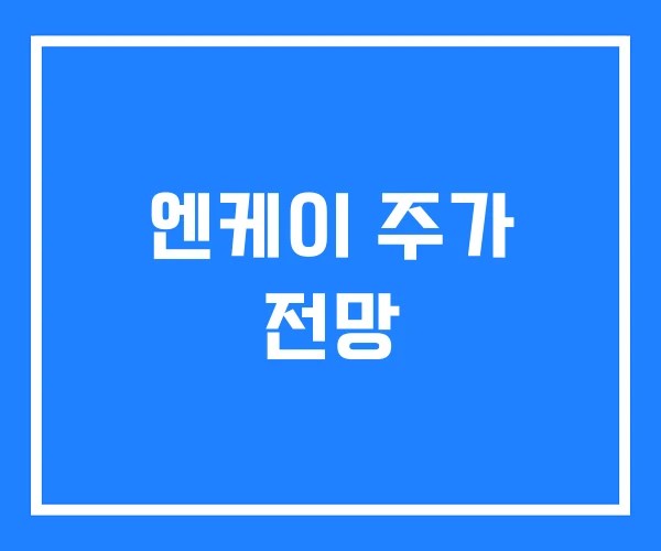 엔케이 주가 전망