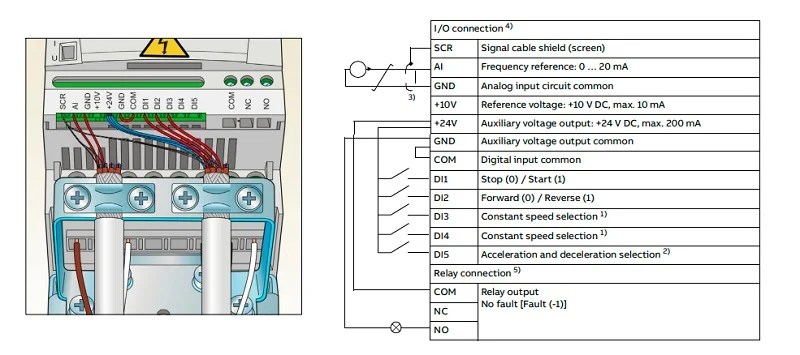 Vfd Control Wiring Diagram Motor Using And Plc Techniques